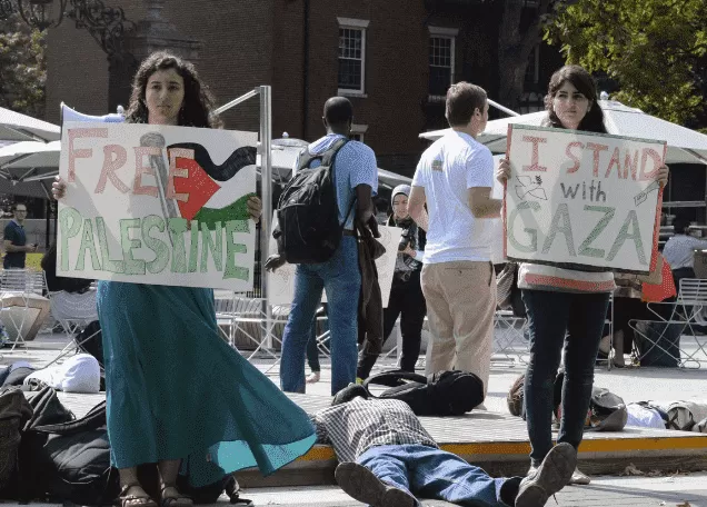 American Student's Gaza Solidarity Efforts Amid Exam Week